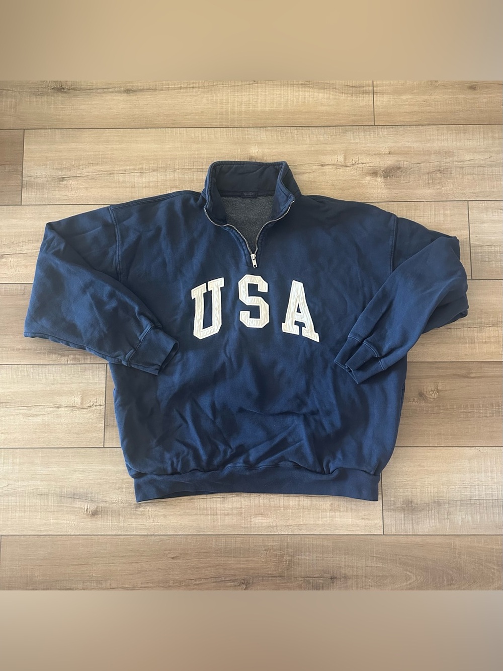 John Galt Brandy Melville USA Quarter Zip Sweatshirt
